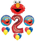 Elmo Sesame Street #2 2nd Second Birthday Party Supply Balloon [02500-13]