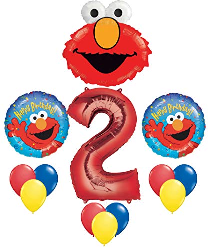 Elmo Sesame Street #2 2nd Second Birthday Party Supply Balloon [02500-13]