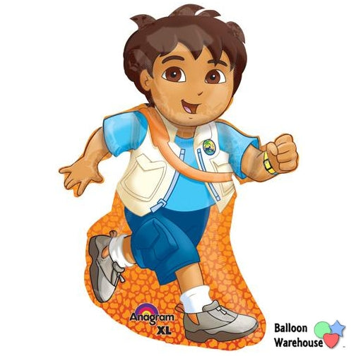 GO DIEGO GO 40 Inch Shape Foil Mylar Balloon [26466]