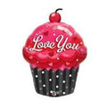Love You Cupcake  35 Inch Foil Mylar Balloon [16352]