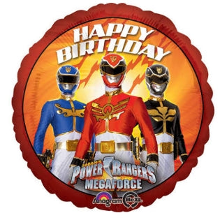 Power Rangers Happy Birthday 18 Inch  Foil Mylar Balloon [27736]