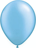 Qualatex Pearl Azure 11 Inch Latex Balloons Bag of 25 [39804]