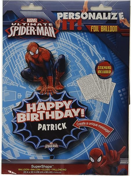Spider-Man – Personalizable Shape – Mylar Foil Balloon [29655]