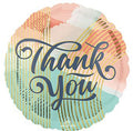 Thank You Pastel Clouds 18 Inch Foil Mylar Balloon [45865]
