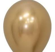 Sempertex 11 Inch Reflex Gold Latex Balloons Bag of 50 [53148]