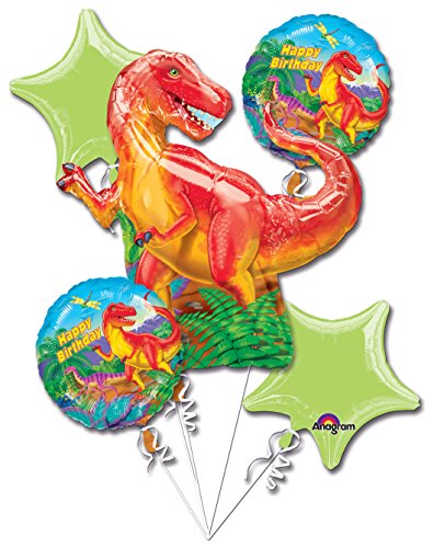 Dinosaur Party Balloon 5 Piece Bouquet [22283]