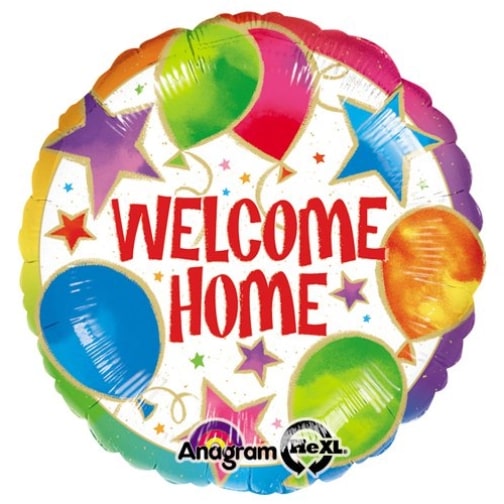 Colorful Welcome Home Mylar Balloon [08433]